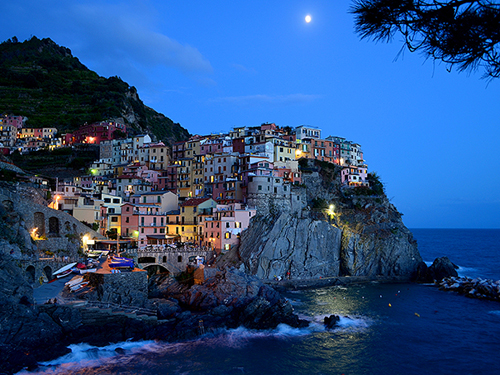 Manarola town in Italy