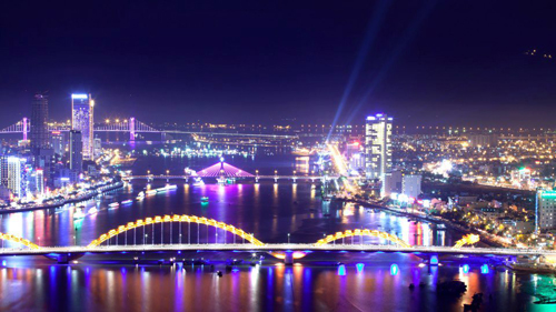 Da Nang is watched from Green Plaza