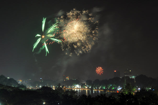 Fireworks in Hanoi