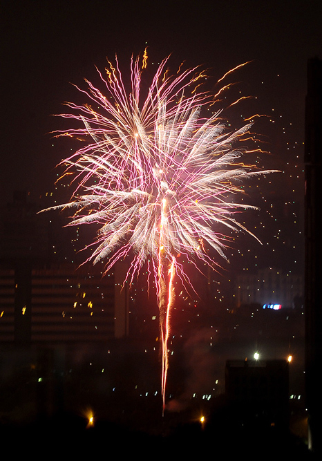 Fireworks in Hanoi