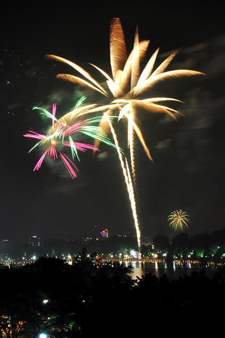 Fireworks in Hanoi