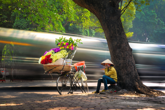 Flowers in Hanoi