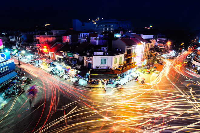 Hanoi is noisy and animate