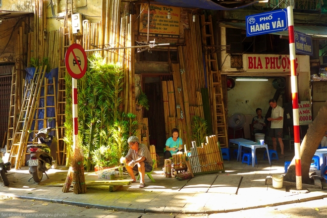 Hang Vai town becomes brightly in the autumn sun 