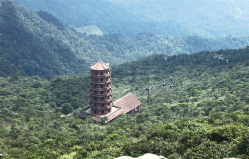 Dong pagoda view from the top