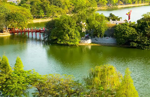 Guom lake in Hanoi-Vietnam