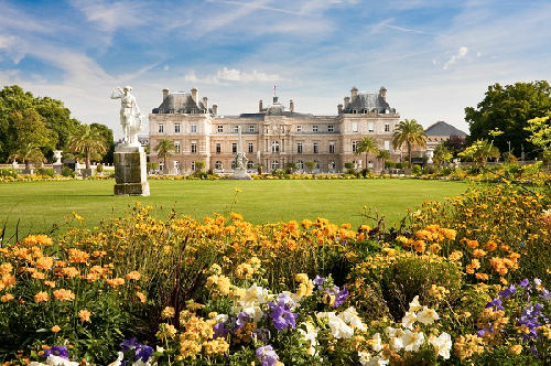 Luxembourg gardens in France