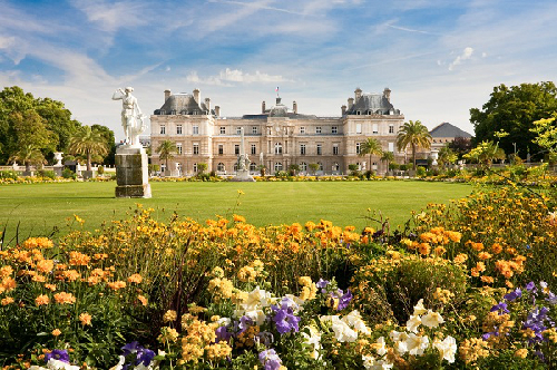 Luxembourg gardens in France